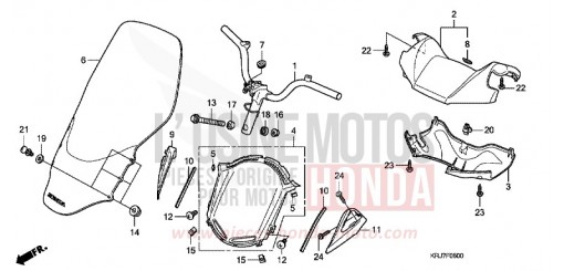 HANDLE PIPE/HANDLE COVER FES125B de 2011